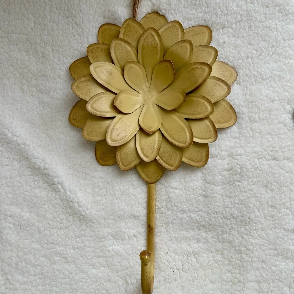 Floral Wall Hook Set - Pink and Yellow